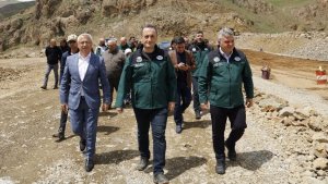 Şehitler Barajı'nın yapımı sürüyor