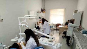 Çemişgezek'te, yaz nüfusu diş polikliniğinde yoğunluk oluşturdu