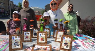 Muş'ta özel öğrencilerin yaptığı ürünler sergilendi