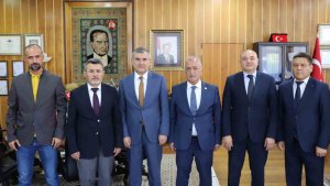 Rektör Çomaklı, Özbek heyetini kabul etti