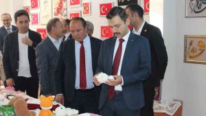 Aşkale'de el emeği göz nuru sergisi