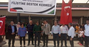Sivrice'de öğrenciler Filistin yararına kermes düzenledi