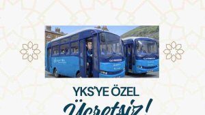 Hakkari Belediyesi'den YKS'ye özel ücretsiz ulaşım hizmeti