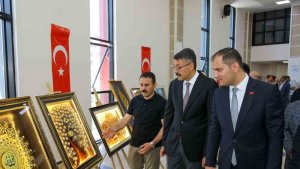 Hükümlülerin el ürünleri sergilendi