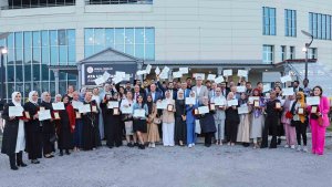 Uluslararası öğrenciler mezuniyet heyecanı yaşadı