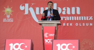 Milli Eğitim Bakanı Tekin, Erzurum'da partisinin bayramlaşma programında konuştu: