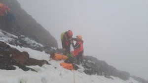 Ağrı Dağı'nda kayalıklardan düşen İranlı dağcının cesedine ulaşıldı