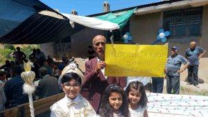 Düğünde 'maganda kurşununa' karşı farkındalık oluşturdular