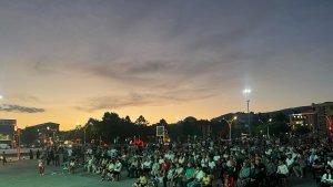 Erzincan'da milli heyecan dev ekranda yaşandı