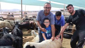 Elazığ'da bayramın son gününde kurbanlık alma telaşı sürdü