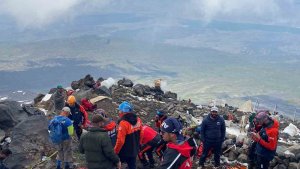 Ağrı Dağı'nda hayatını kaybeden İranlı dağcının cenazesi dağdan indirildi