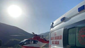 18 yaşındaki genç için helikopter havalandı