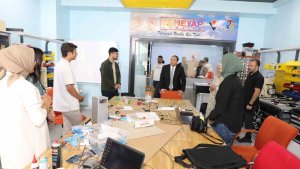 Ağrı Gençlik ve Spor İl Müdürü Çelebi, Gençlik Merkezinde incelemelerde bulundu