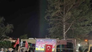 Malatya'da konteyner kentte milli coşku