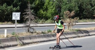 Bitlis'te düzenlenen Tekerlekli Kayak Türkiye Şampiyonası sona erdi