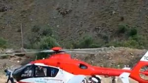Bitlis'te ambulans helikopter 40 yaşındaki hasta için havalandı