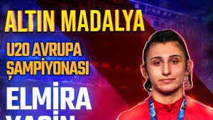 Erzincanlı milli sporcu Elmira Yasin'den altın madalya