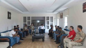 Kaymakam Güzel, güvenlik korucularıyla bir araya geldi