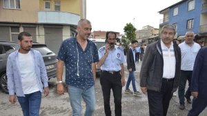 Patnos Belediyesi, Dergah Caddesi'nde asfalt öncesi hazırlıklara başladı