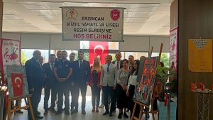 Erzincan'da 15 Temmuz resim ve kitap sergisi açıldı