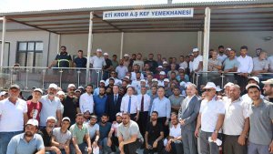 CHP heyetinden grevde olan işçilere destek