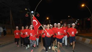 Ağrı'da "15 Temmuz Sancak Koşusu" düzenlendi