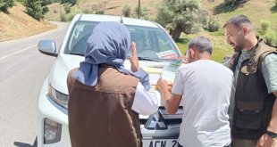 Tunceli'de kaçak balık avlayan 2 kişiye 10 bin 480 lira ceza