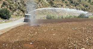 Çatak'ta çöp depolama alanı yeşillendiriliyor