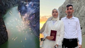 Karanlık Kanyon nikah akdine şahitlik etti