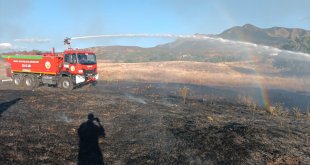 Bingöl'de çıkan örtü yangını söndürüldü