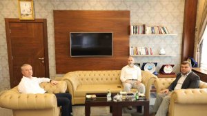 Ağrı İl Müftüsü Şafak, Milli Eğitim Müdürü Kökrek'i ziyaret etti