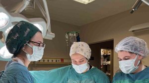 Bitlis'te 16 haftalık 26 yaşındaki gebe hastaya 'Over Kist' ameliyatı yapıldı