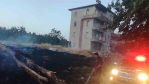 Malatya'da anız yangını