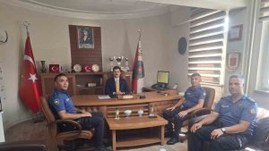 Kaymakam Yılmaz'dan ilçe emniyetine ziyaret