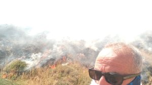 Adilcevaz'da korkutucu yangın