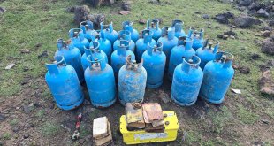 Tendürek Dağı'ndaki PKK/KCK operasyonunda mutfak tüpleri ele geçirildi