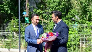 Kaymakam Kadir Kılıç'tan Çatak Milli Eğitim Müdürlüğüne ziyaret