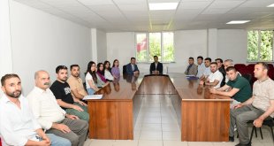 Çatak Kaymakamı Kılıç, kurum çalışanlarıyla bir araya geldi