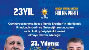 Küçükoğlu; "AK Parti mazlum ve mağdur milletlerin umududur"