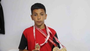 12 yaşındaki Ağrılı sporcu, 3. Türkiye şampiyonluğuna ulaştı