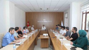 Genç'te AFAD toplantısı yapıldı