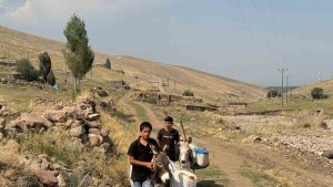 Iğdırlı çocukların eşekle su taşıma çilesi