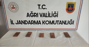 Ağrı'da 5 kilogram külçe altın ele geçirildi