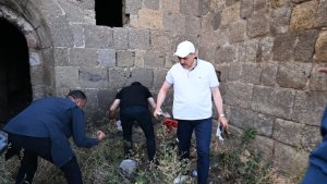 Vali Çiftçi tabyalarda incelemelerde bulundu