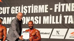 Halit Durak, Türkiye Vücut Geliştirme şampiyonu oldu