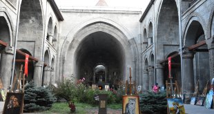 Erzurum'un tarihi ve doğası yağlı boya tablolara işlendi