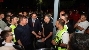 Vali Aydoğdu Erzincan Motosiklet Kulübü ile buluştu