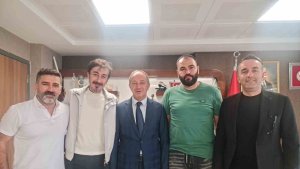 Tortumspor'dan Çakmur'a nezaket ziyareti