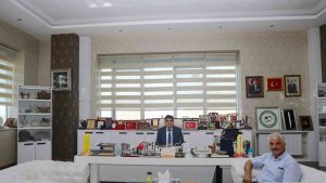 Şehit Er Vedat Zorba'nın babası Mehmet Zorba'dan Rektör Alma'ya ziyaret