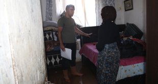 Bitlis'te selin etkilediği köyde hasar tespit çalışması başlatıldı